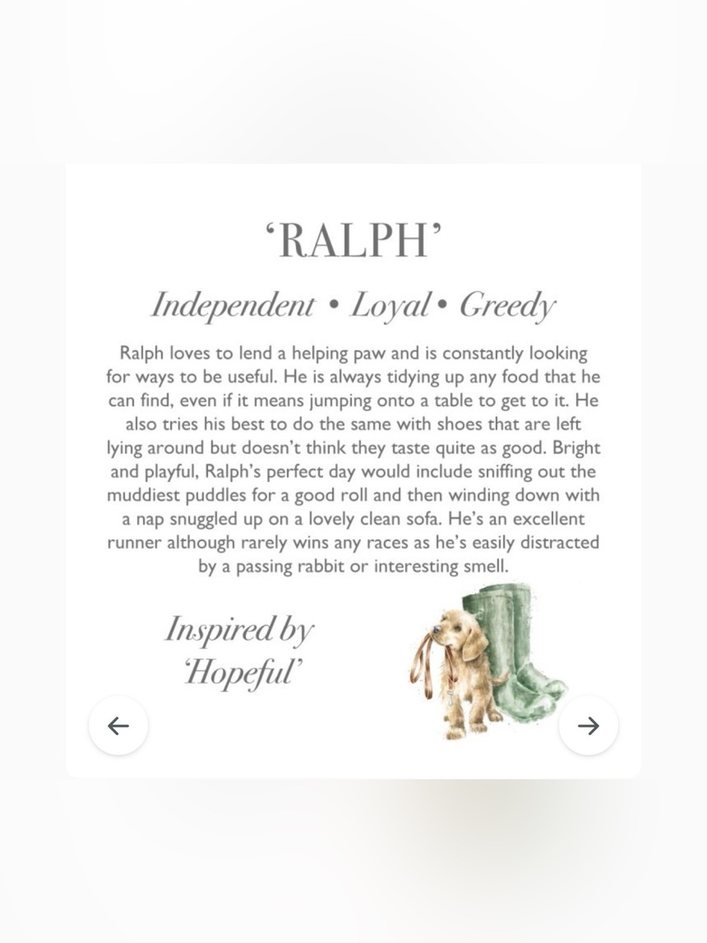 Wrendale Designs “Ralph” Labrador - Picture 10 of 10